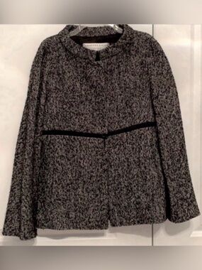 Charles Nolan New York Size 16 Lined Convertible Jacket
